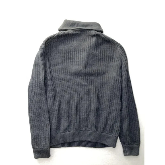 Duluth Trading Company Men's Size XL Gray Brigadier Shawl Collar Sweater Wool‎ - Picture 4 of 4